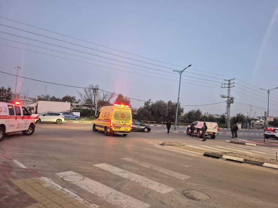 זירת הרצח בלוד