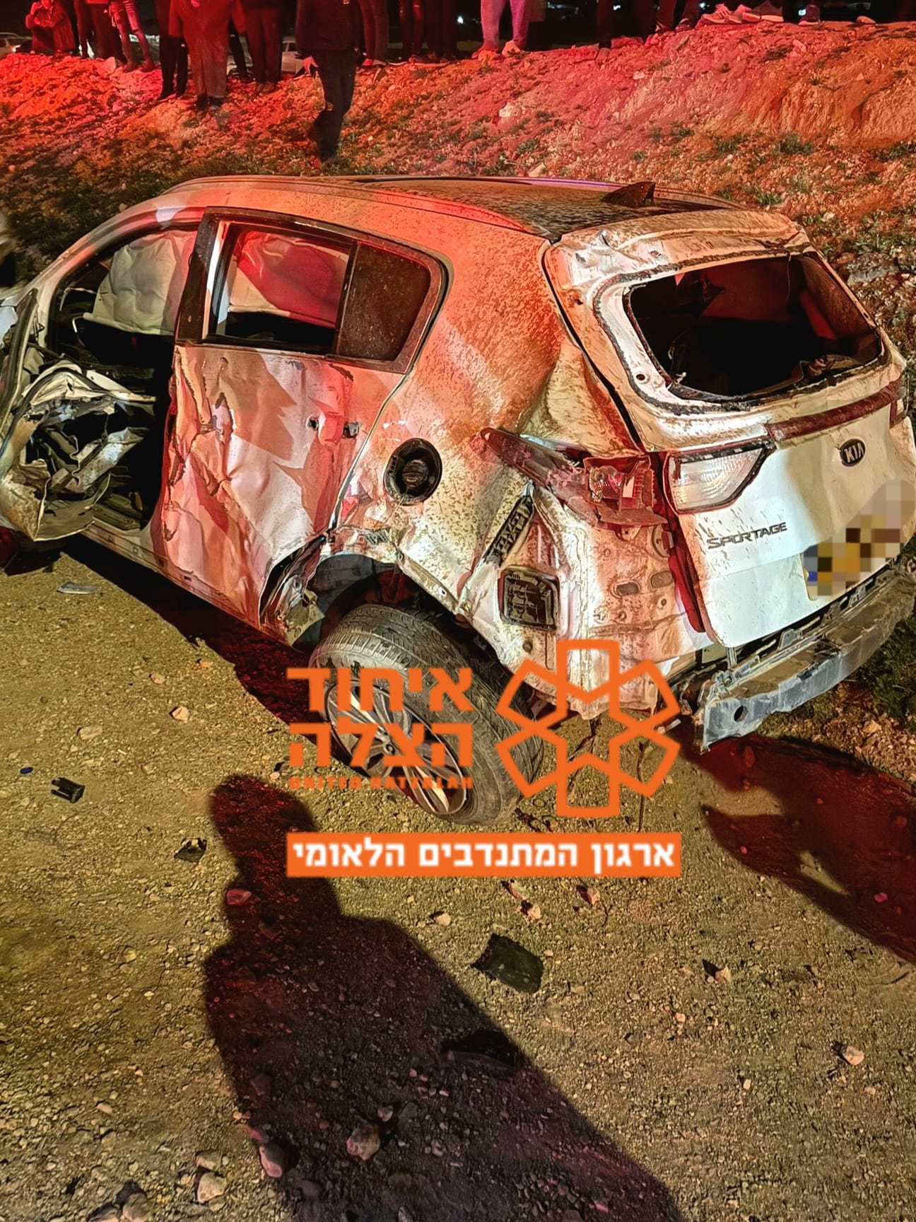 הרכב הפגוע בתאונה