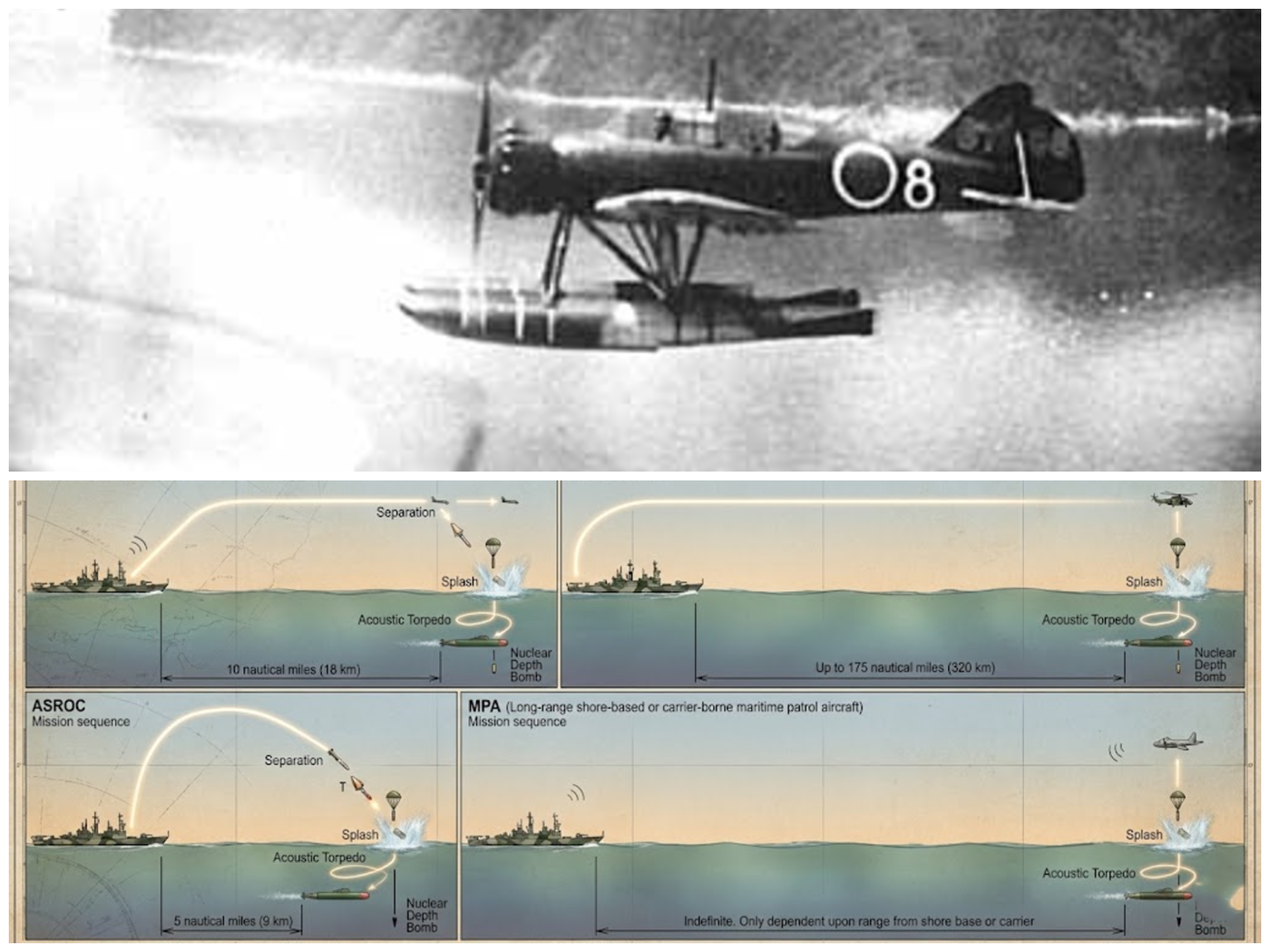  יוקוסוקה E14Y ("Glen") – מטוס סיור ימי יפני שהופעל מנושאות מטוסים במלחמת העולם השנייה - להשמיד צוללות של ארה"ב