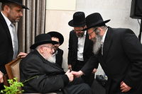 נכדו של מרן שר התורה חיתן; רבנים ואישי ציבור השתתפו | תיעוד