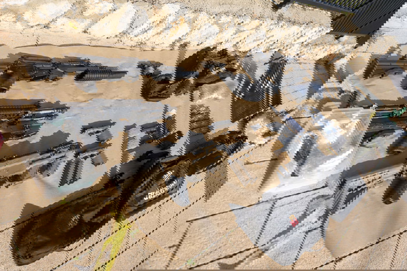 תיעוד הזוי: אלו אמצעי הלחימה שנתפסו במבצע נגד ארגוני הפשיעה הערביים