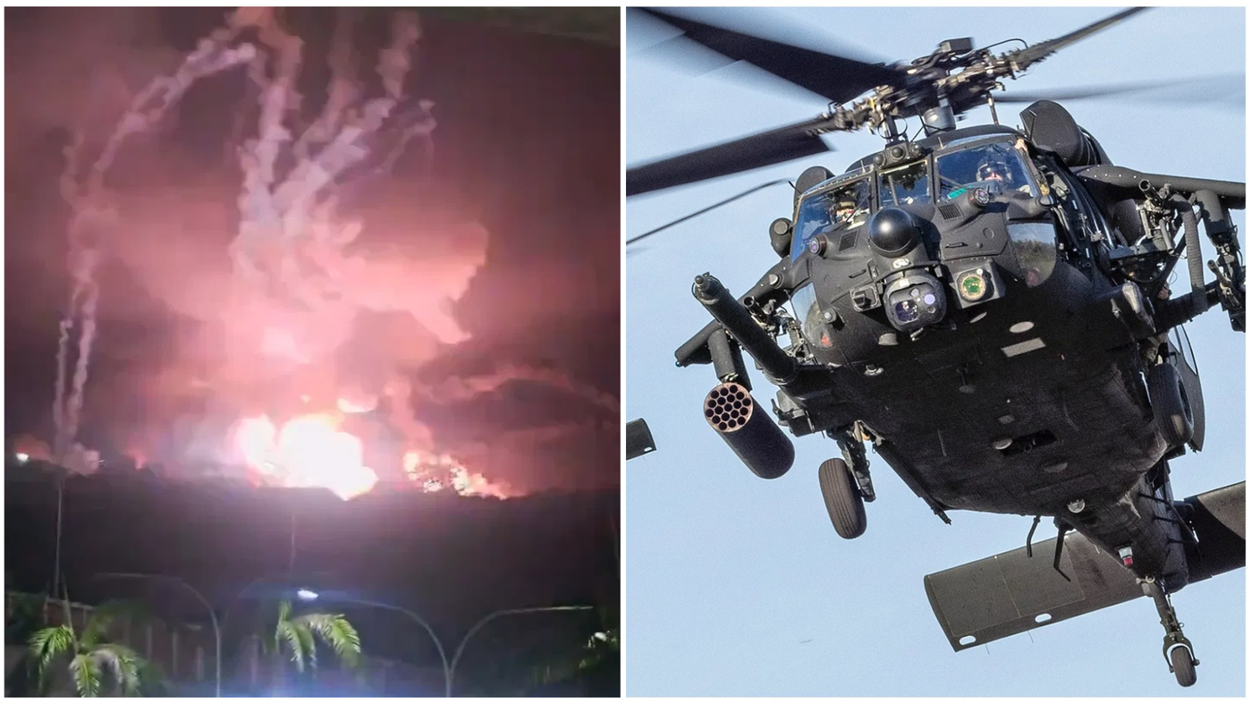 מסוקי UH‑60 / AH‑60 Black Hawk שהשתתפו במצבע ללכידת מדורו - במהלך המצבע