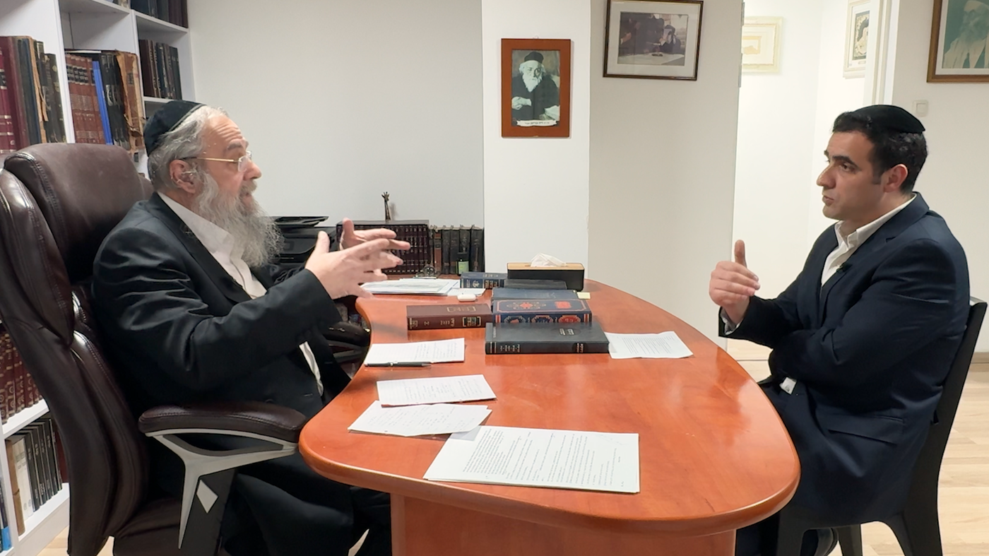 הרב דוד לייבל בריאיון לישי כהן