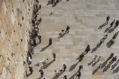הכותל המערבי, אתמול