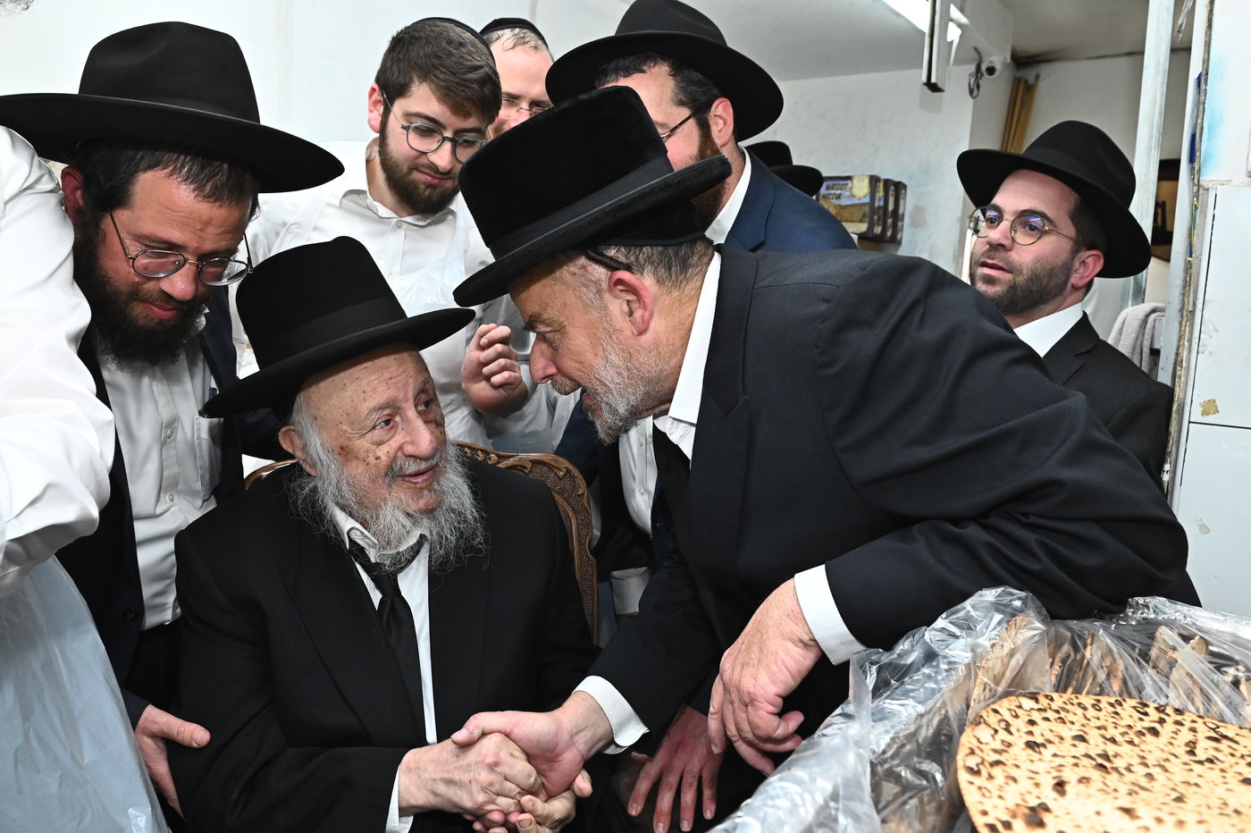 הגרב"ד פוברסקי באפיית מצות