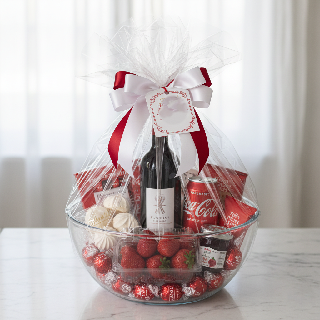 קלאסיקה באדום-לבן: משלוח אלגנטי בצבעים עזים