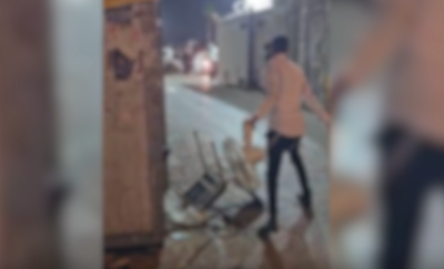 חמישה עצורים בחשד להשלכת חפצים לעבר הבניין של חסידות ויז'ניץ מרכז | תיעוד מהפרעות