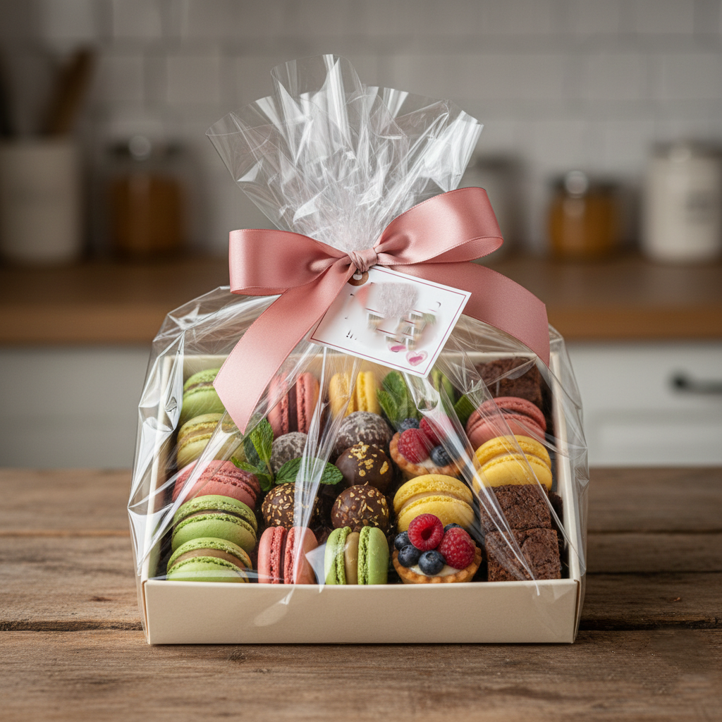 מגש פטיפורים בוטיק: יצירת אומנות מתוקה בעבודת יד