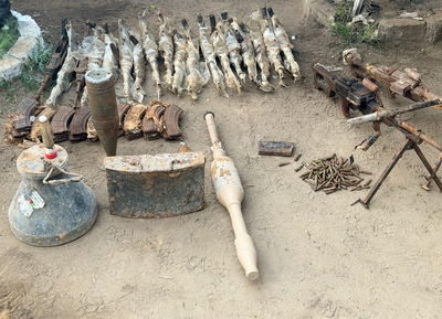 אמצעי הלחימה שנתפסו