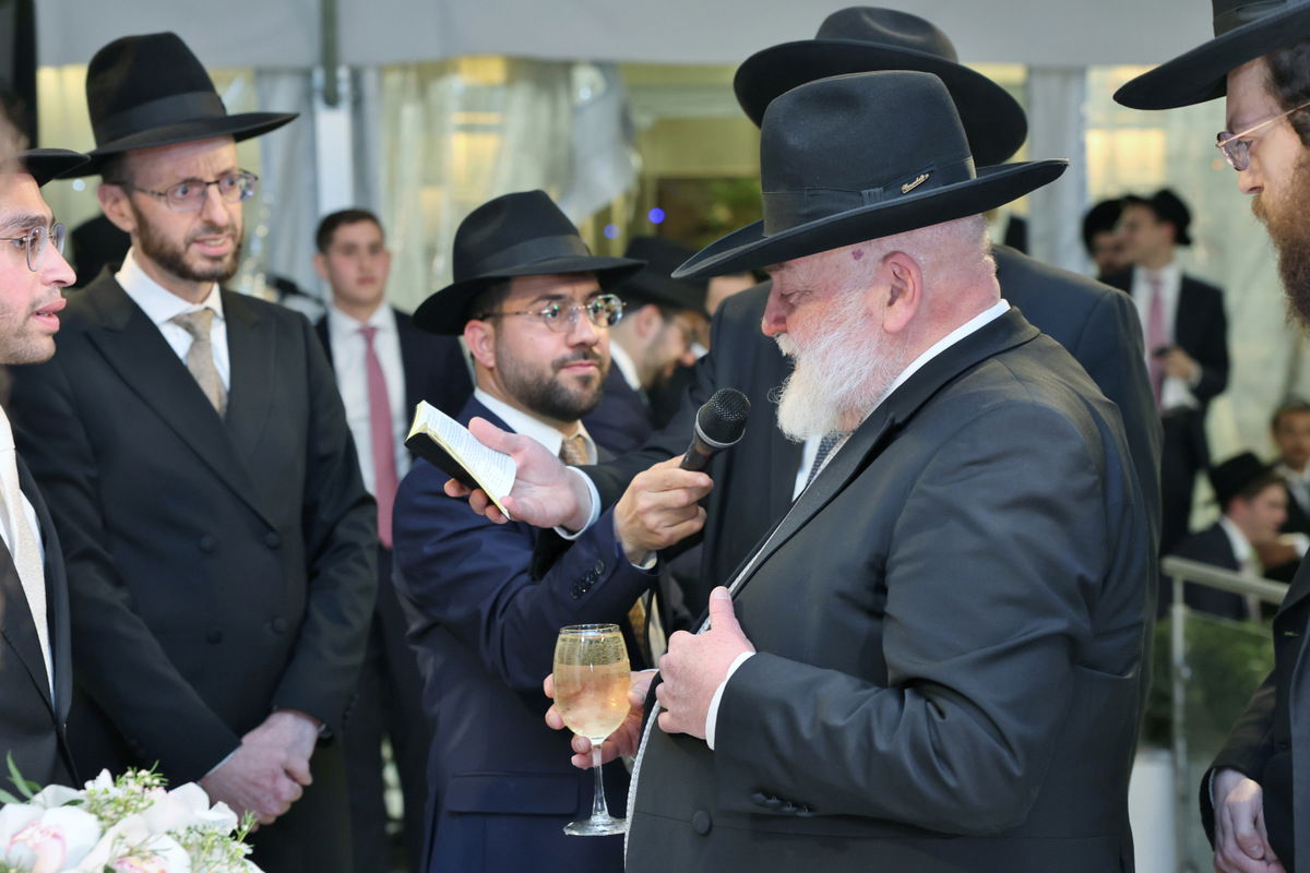 שמחת נישואי בת הרב דוד פרץ