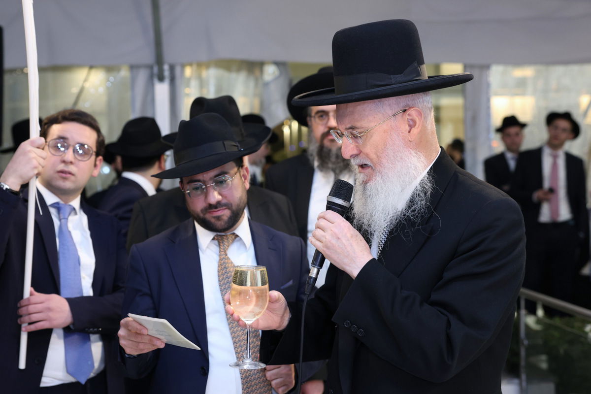 שמחת נישואי בת הרב דוד פרץ