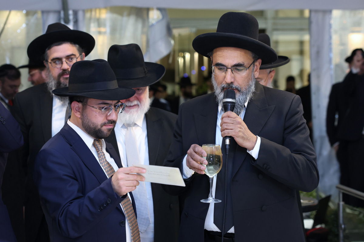 שמחת נישואי בת הרב דוד פרץ