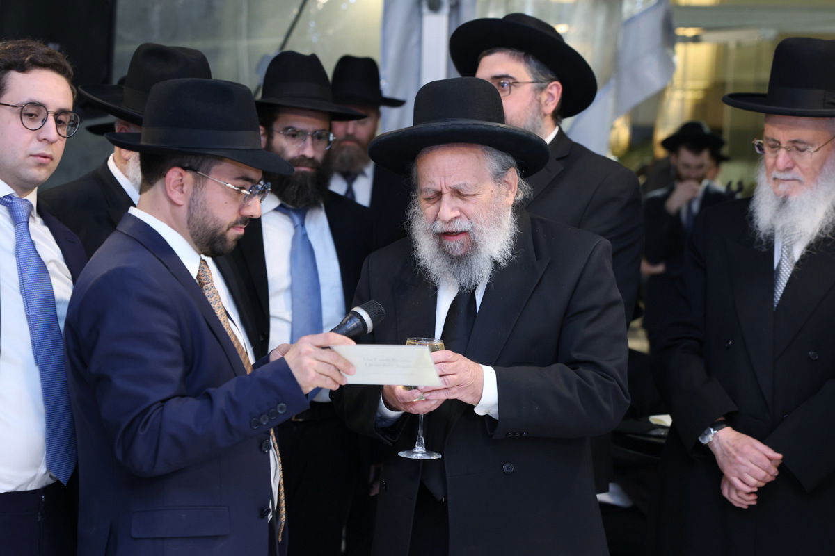 שמחת נישואי בת הרב דוד פרץ