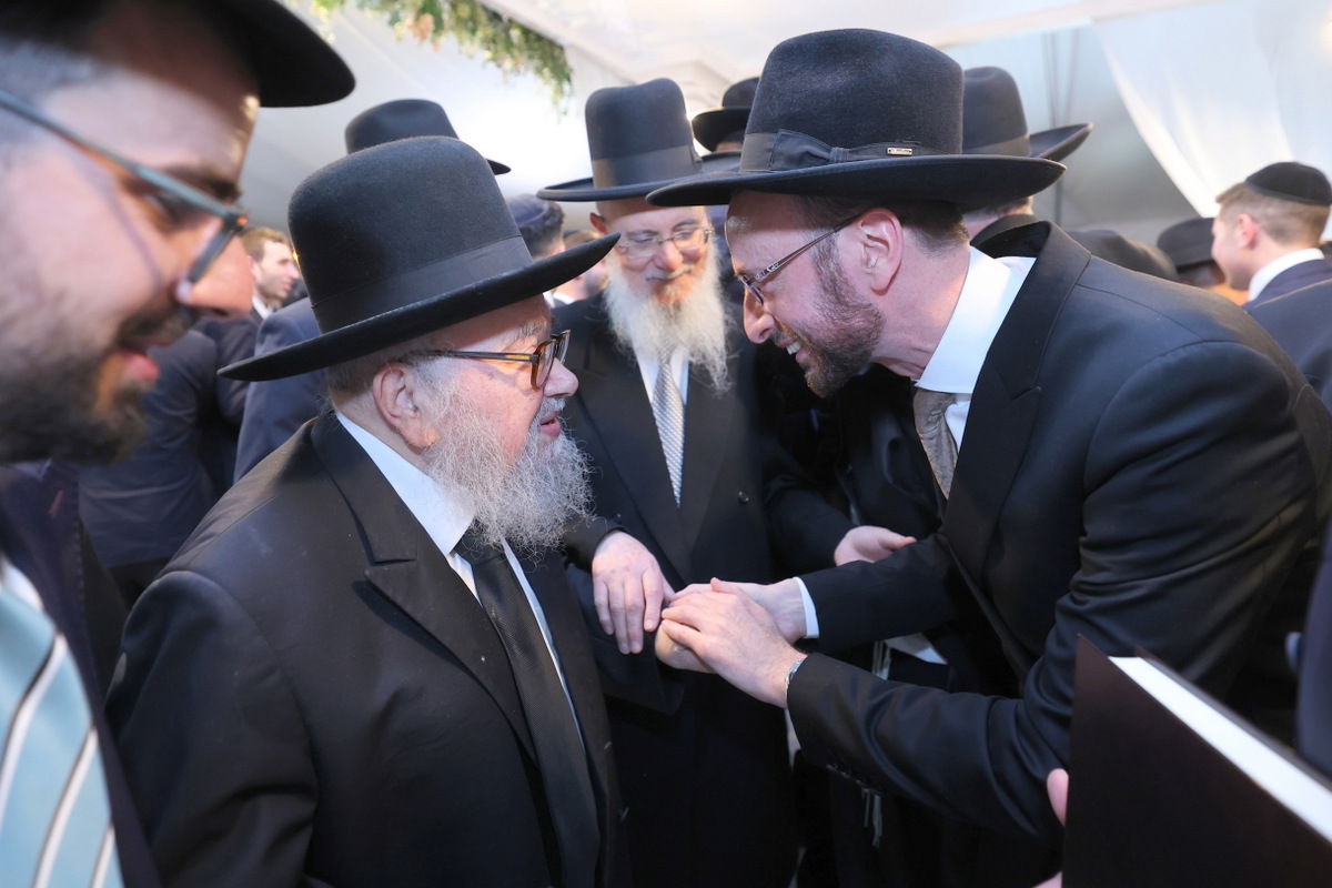 שמחת נישואי בת הרב דוד פרץ