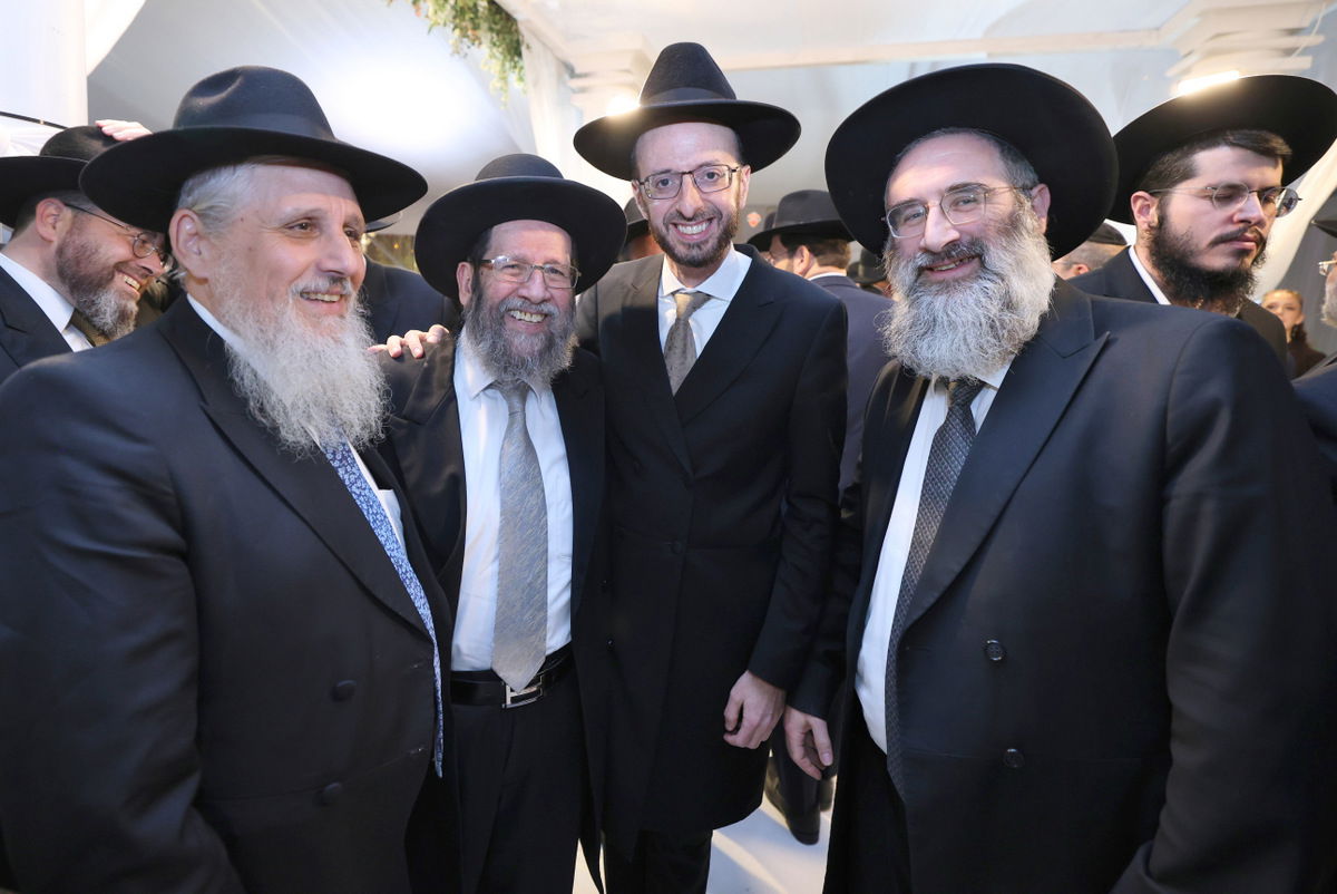 שמחת נישואי בת הרב דוד פרץ