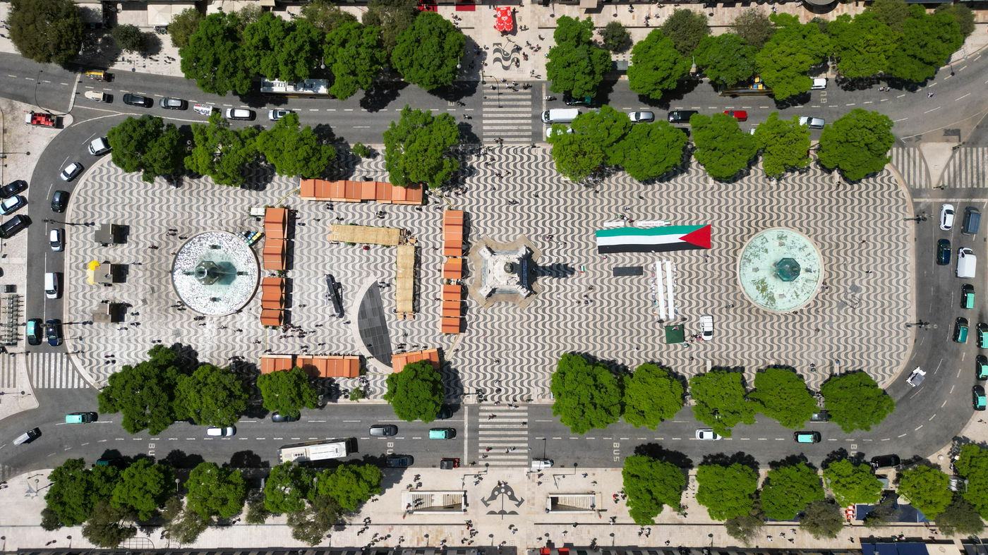 מחאה פרו פלסטינית בפורטוגל, אילוסטרציה