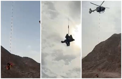 את מי חילצה המשטרה עם מסוק בשטח תלול ומאתגר במיוחד? | צפו