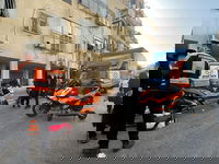 זירת התאונה בבני ברק