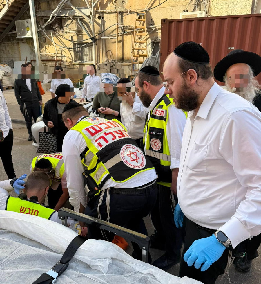 זירת התאונה בבני ברק