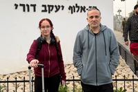 יענקי פרבר ובתו, בבוקר הגיוס