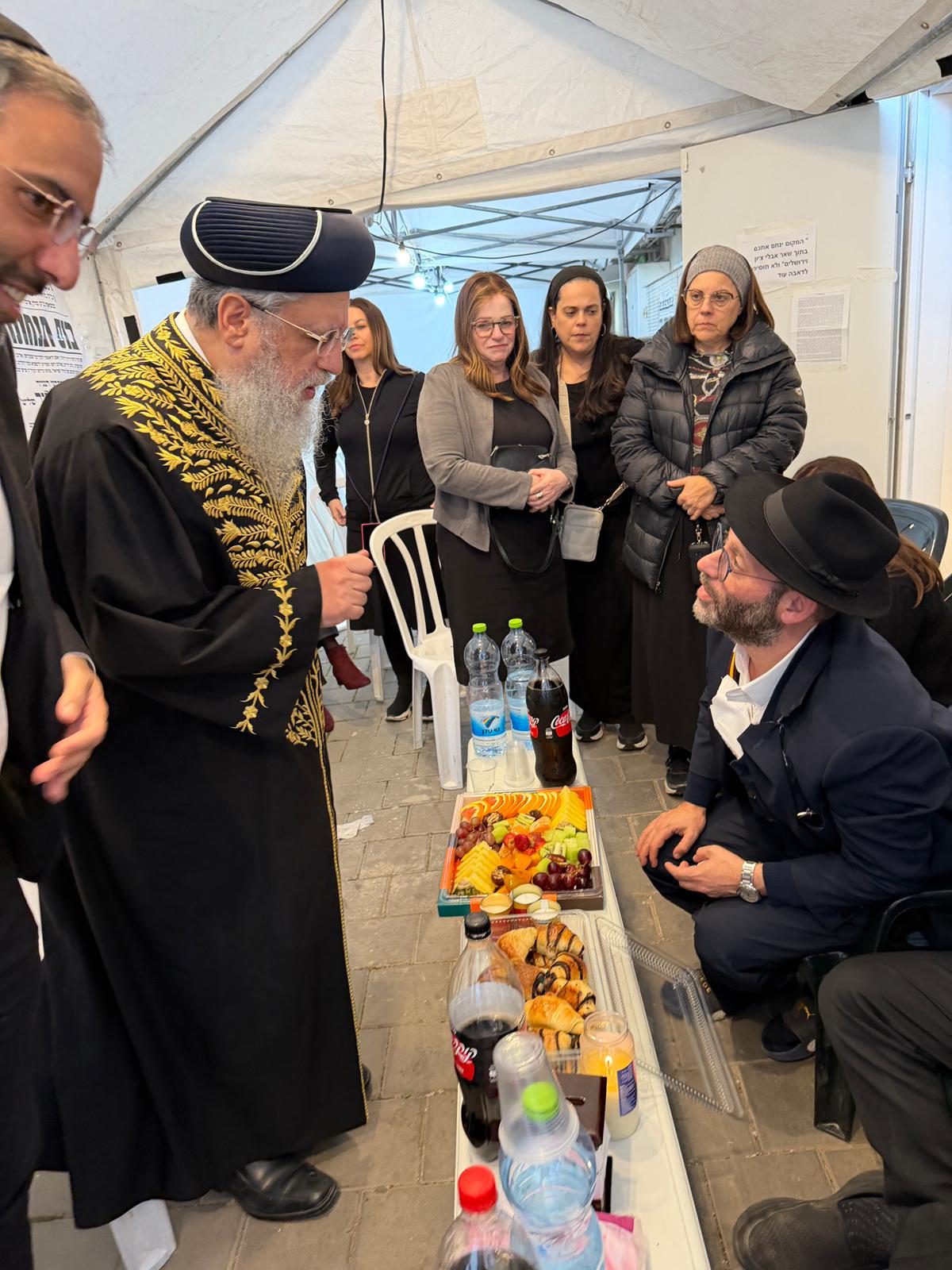 ניחום אבלים אצל יוסי ערבליך