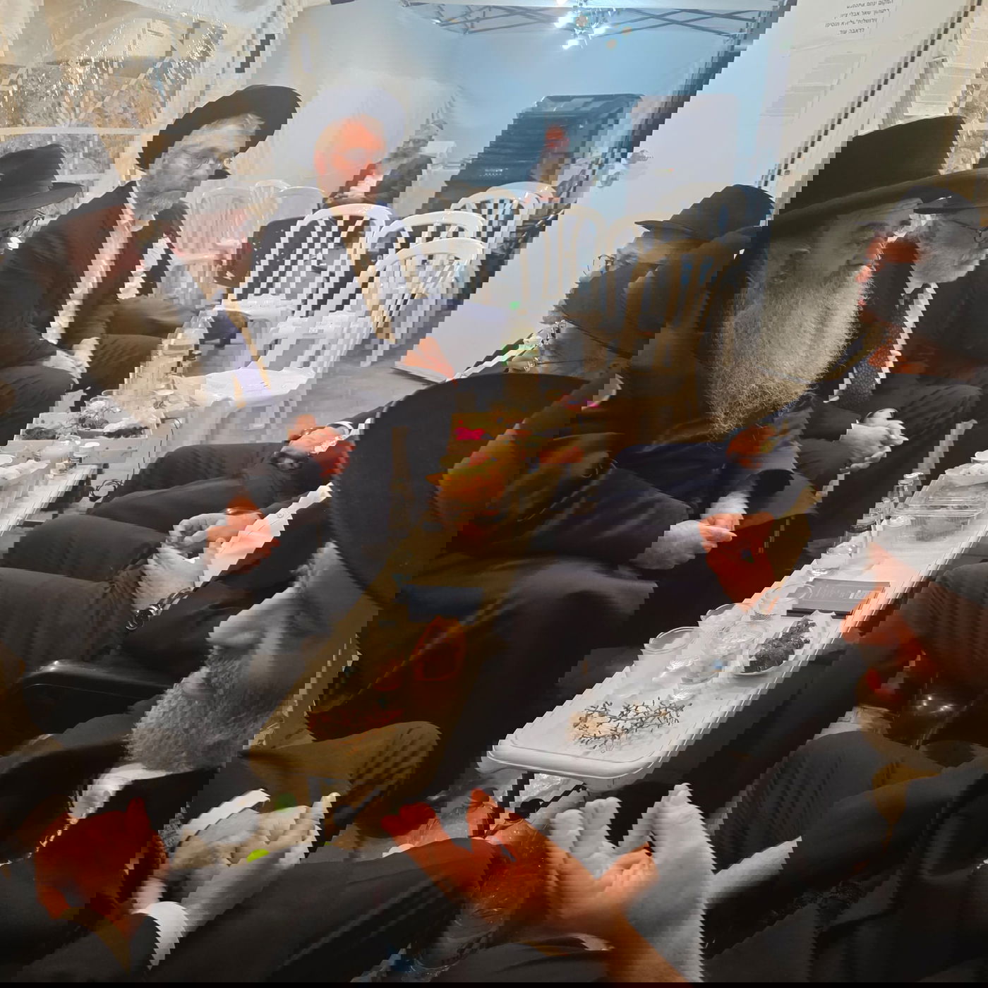 ניחום אבלים אצל יוסי ערבליך