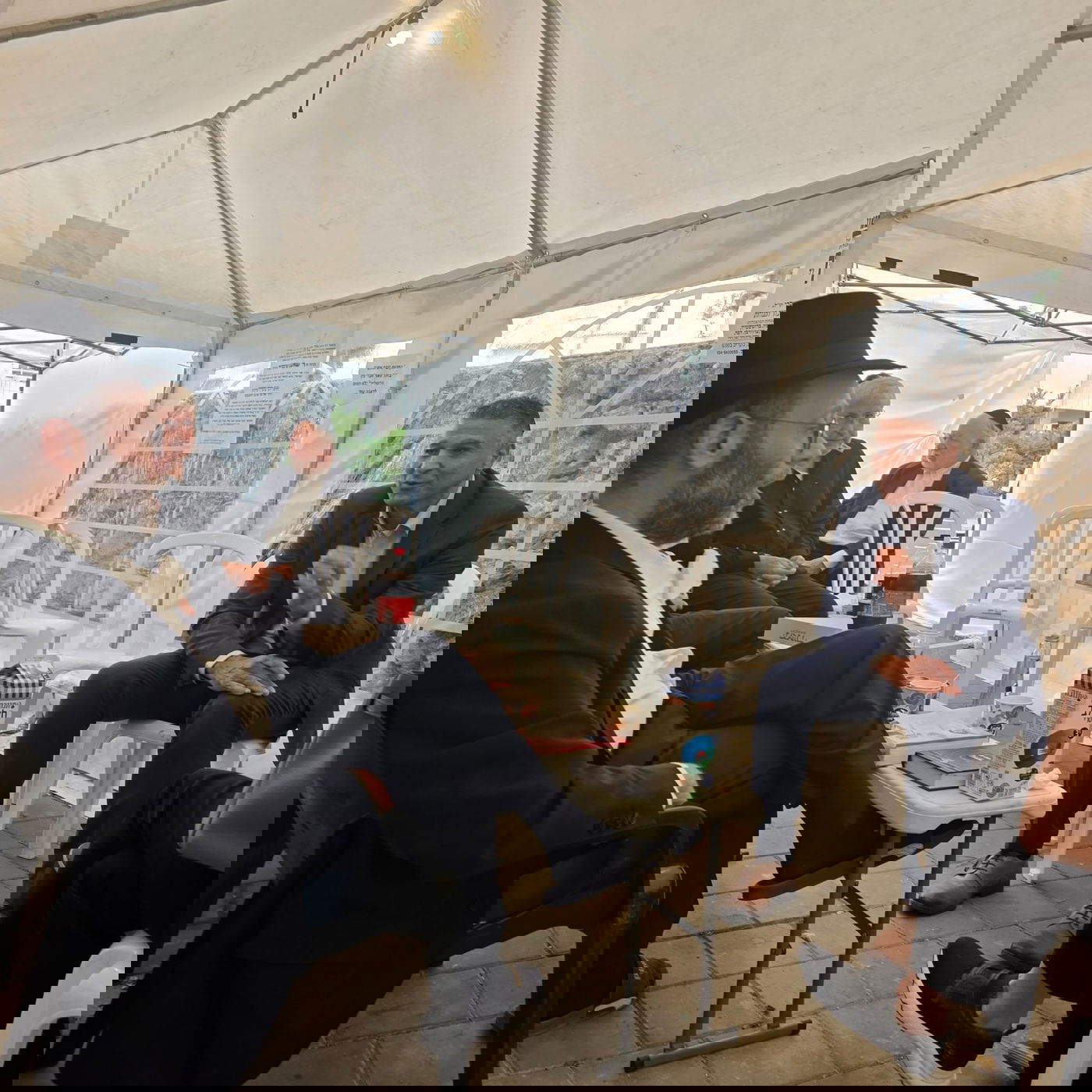 ניחום אבלים אצל יוסי ערבליך