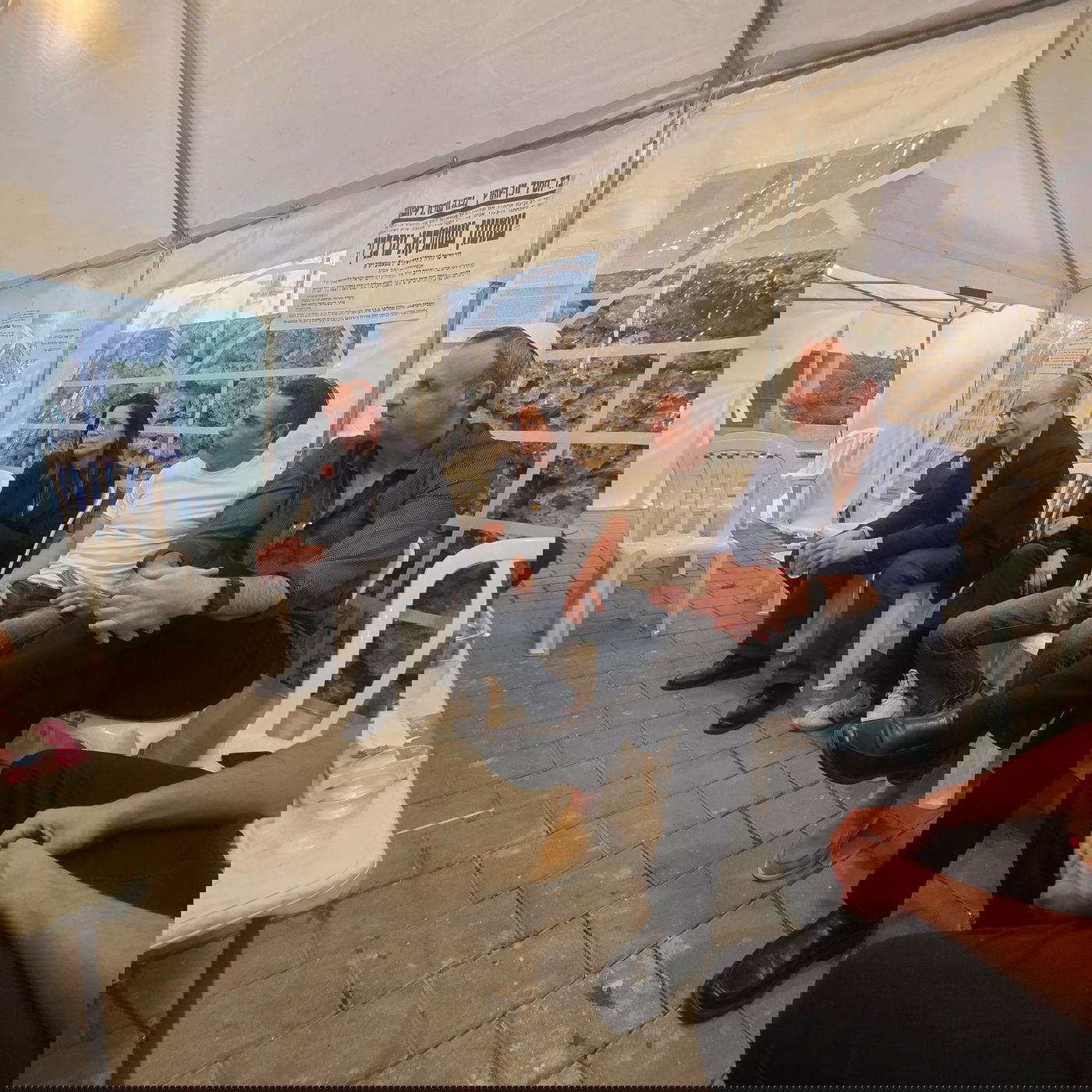 ניחום אבלים אצל יוסי ערבליך