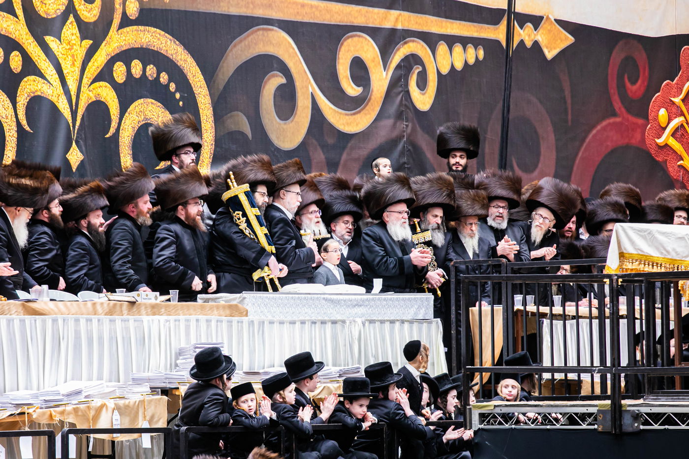 חגיגת סיום קריאת התורה בסקווירא