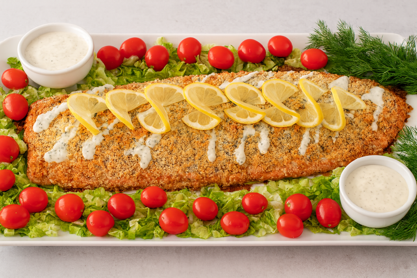 סלמון בציפוי זהב - קריספי בחוץ - רך בפנים