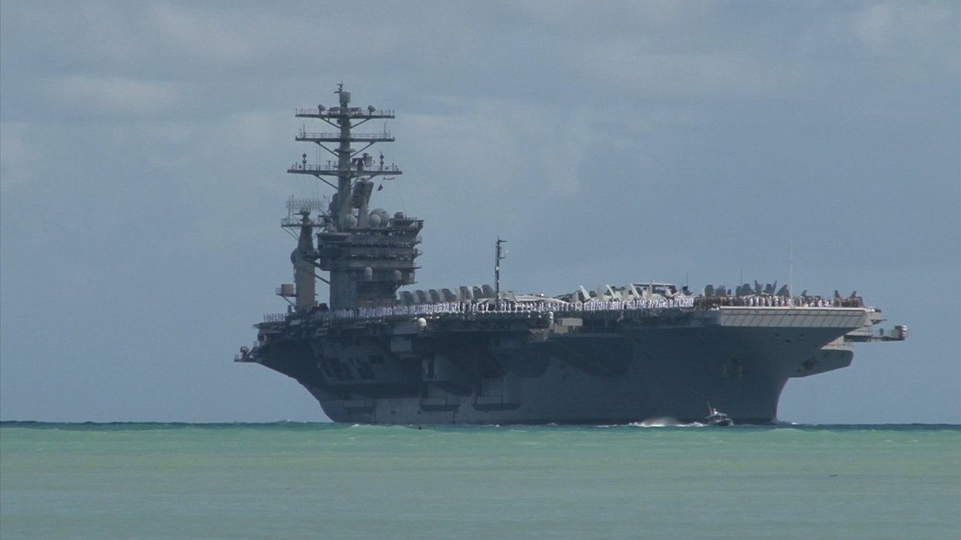 שאגת הארי: האם משמרות המהפכה באמת יכולים להטביע נושאת מטוסים אמריקאית?