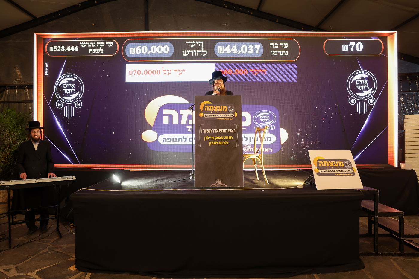 דינר לטובת קופת הצדקה של חסידי סלאנים