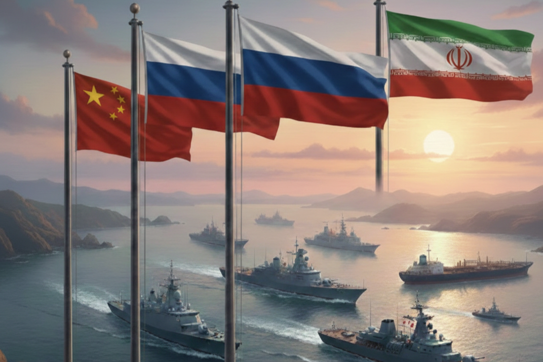 המשחק הכפול בציר איראן רוסיה וסין