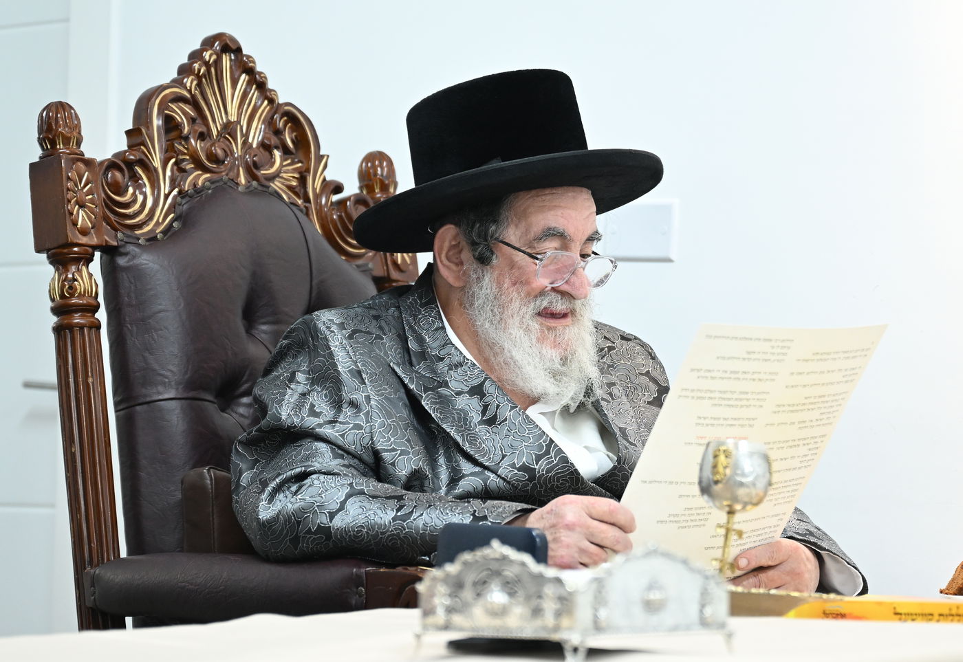 האירוע של אתכנשו במעון האדמו"ר מויז'ניץ באורה