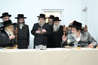 האירוע של אתכנשו במעון האדמו"ר מויז'ניץ באורה