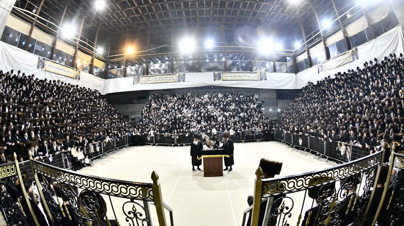 הכנסת ס"ת במכנובקא בעלזא