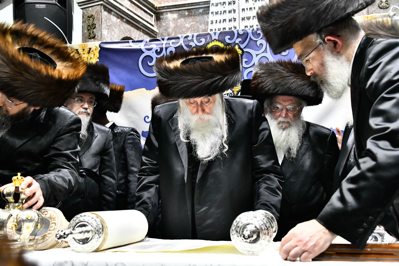 הכנסת ס"ת במכנובקא בעלזא