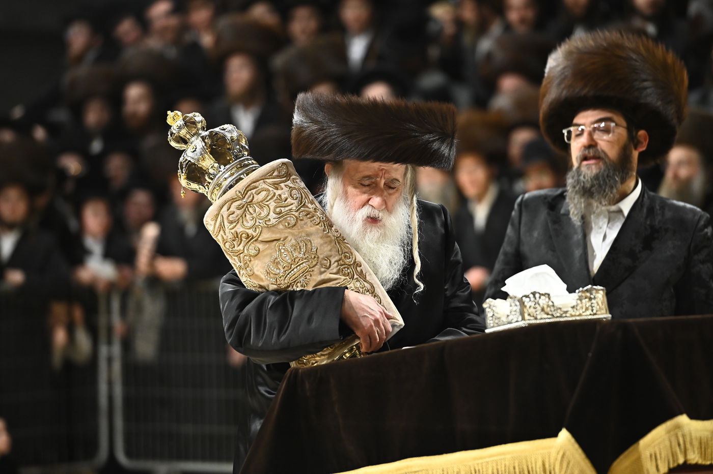 הכנסת ס"ת במכנובקא בעלזא