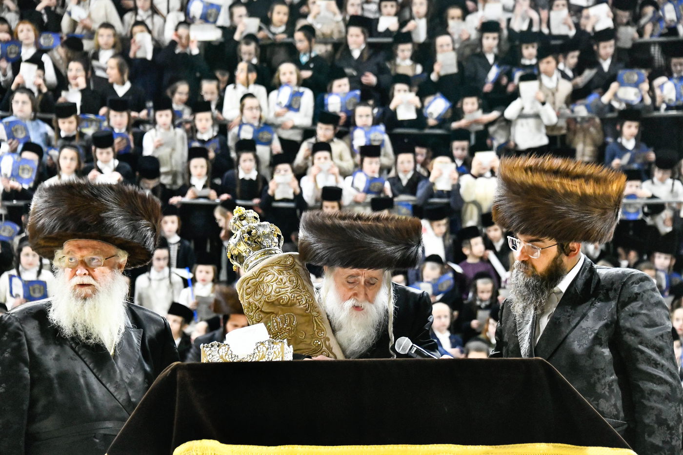 הכנסת ס"ת במכנובקא בעלזא