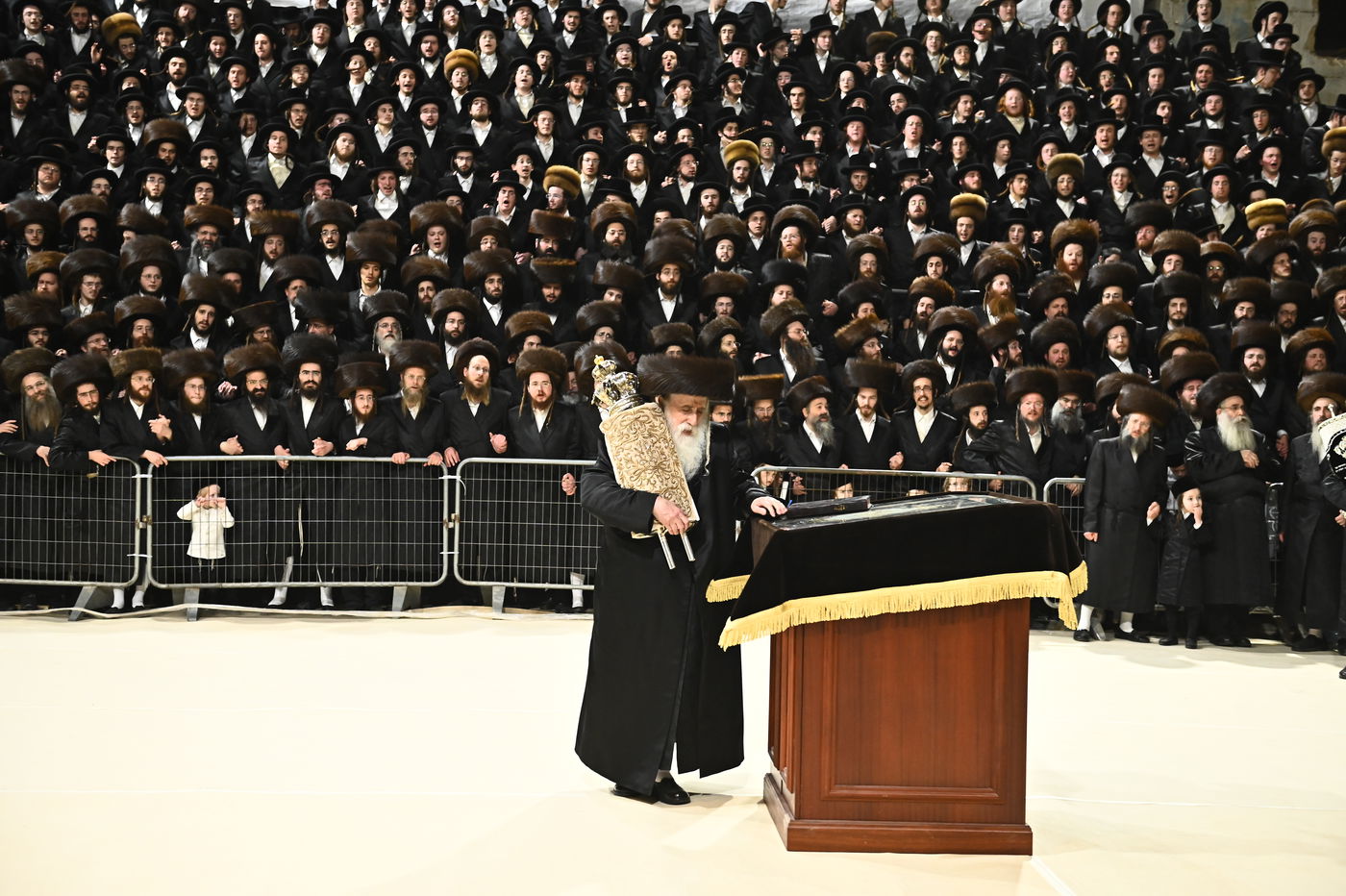 הכנסת ס"ת במכנובקא בעלזא