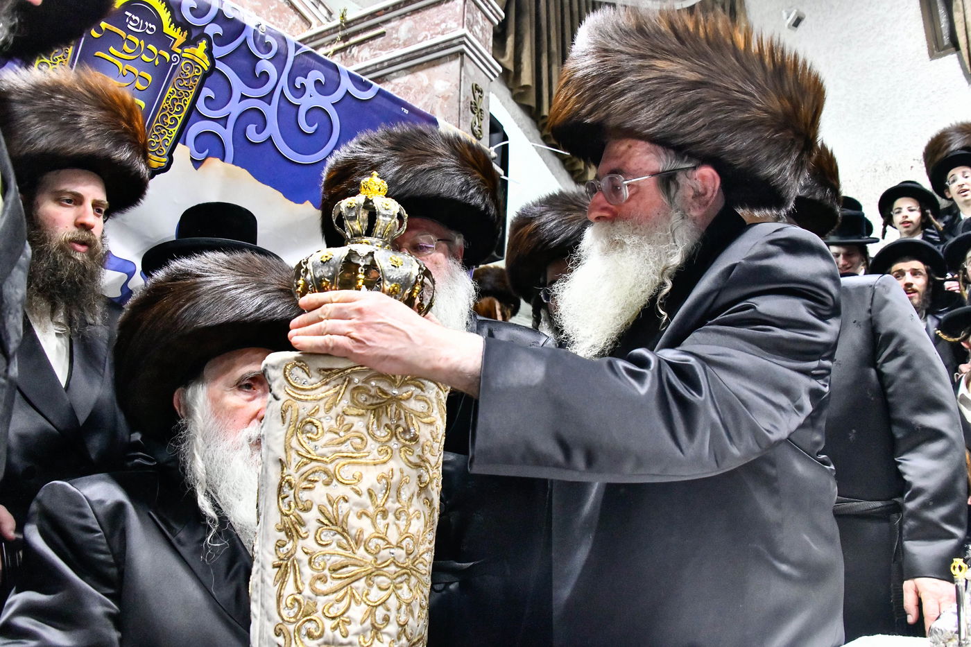 הכנסת ס"ת במכנובקא בעלזא