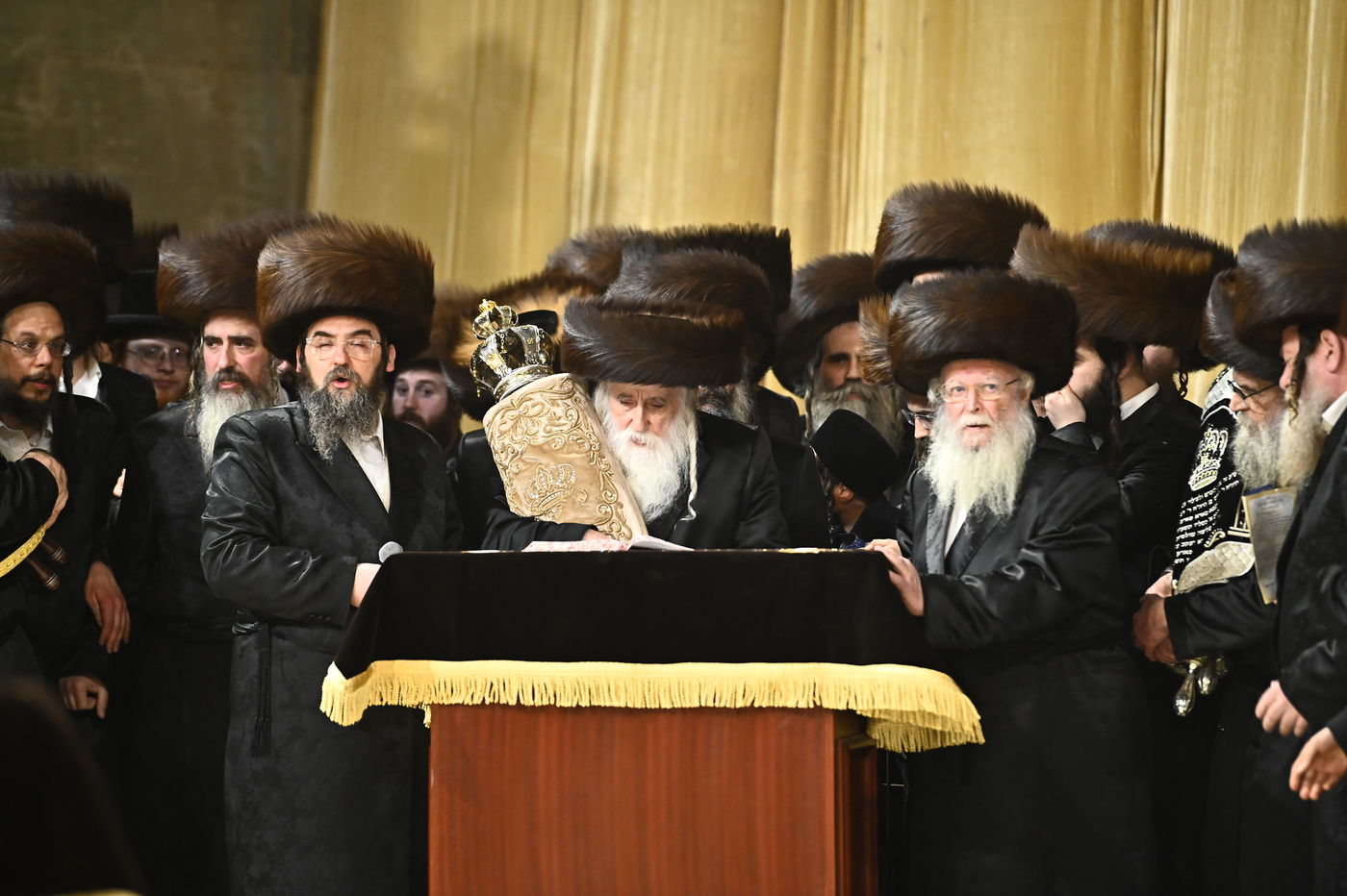 הכנסת ס"ת במכנובקא בעלזא