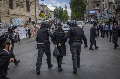 הפגנות נגד עבודות הרכבת הקלה בירושלים