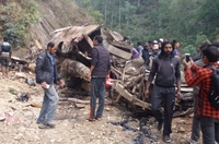 מזירת התאונה