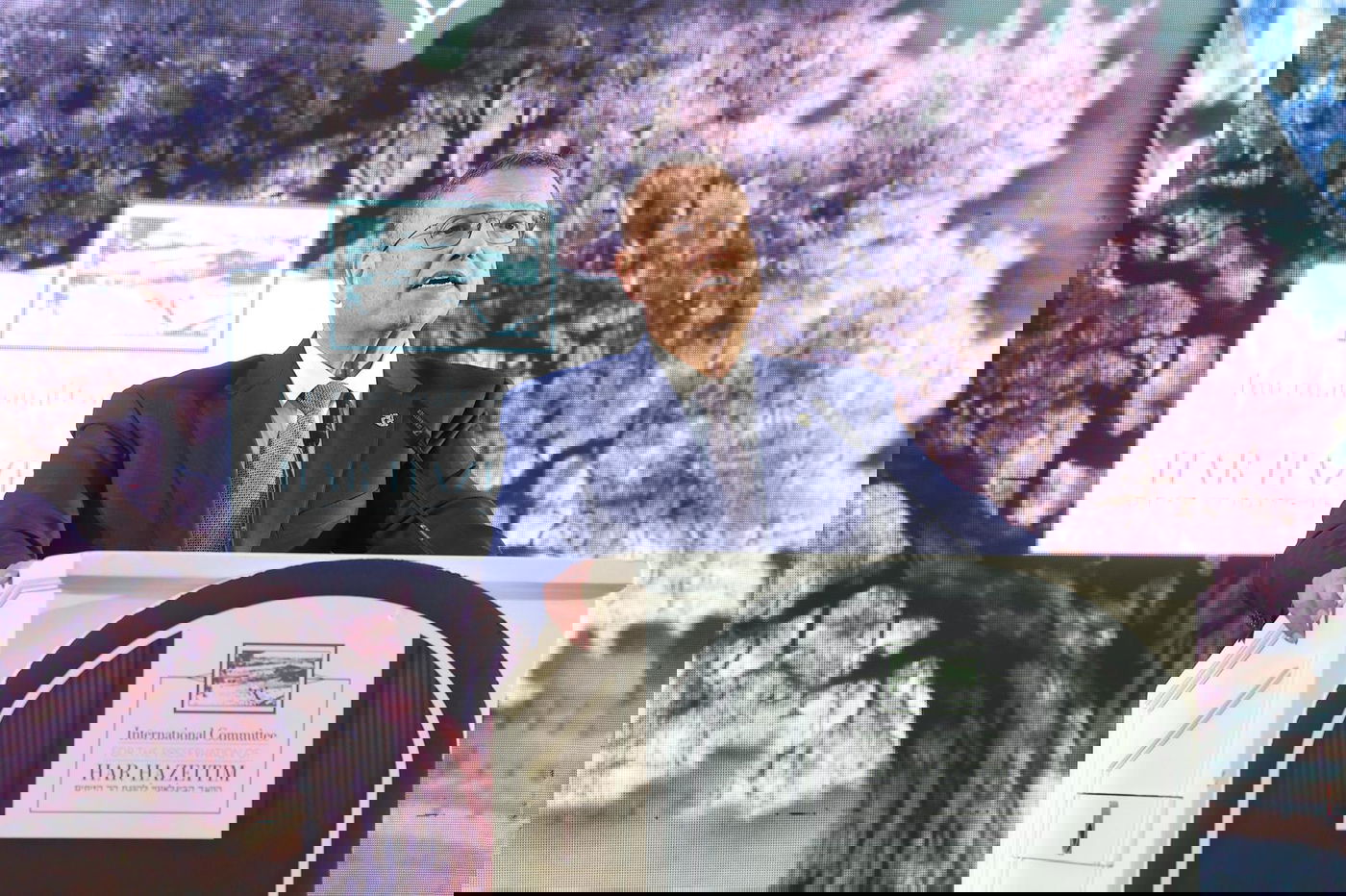 אירועי הוקרה למשלחת חברי הוועד להגנת הר הזיתים שהגיעה לישראל