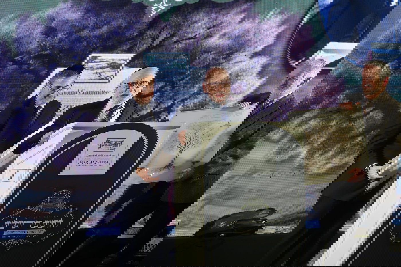 אירועי הוקרה למשלחת חברי הוועד להגנת הר הזיתים שהגיעה לישראל