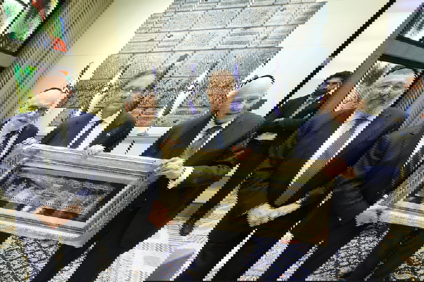 אירועי הוקרה למשלחת חברי הוועד להגנת הר הזיתים שהגיעה לישראל