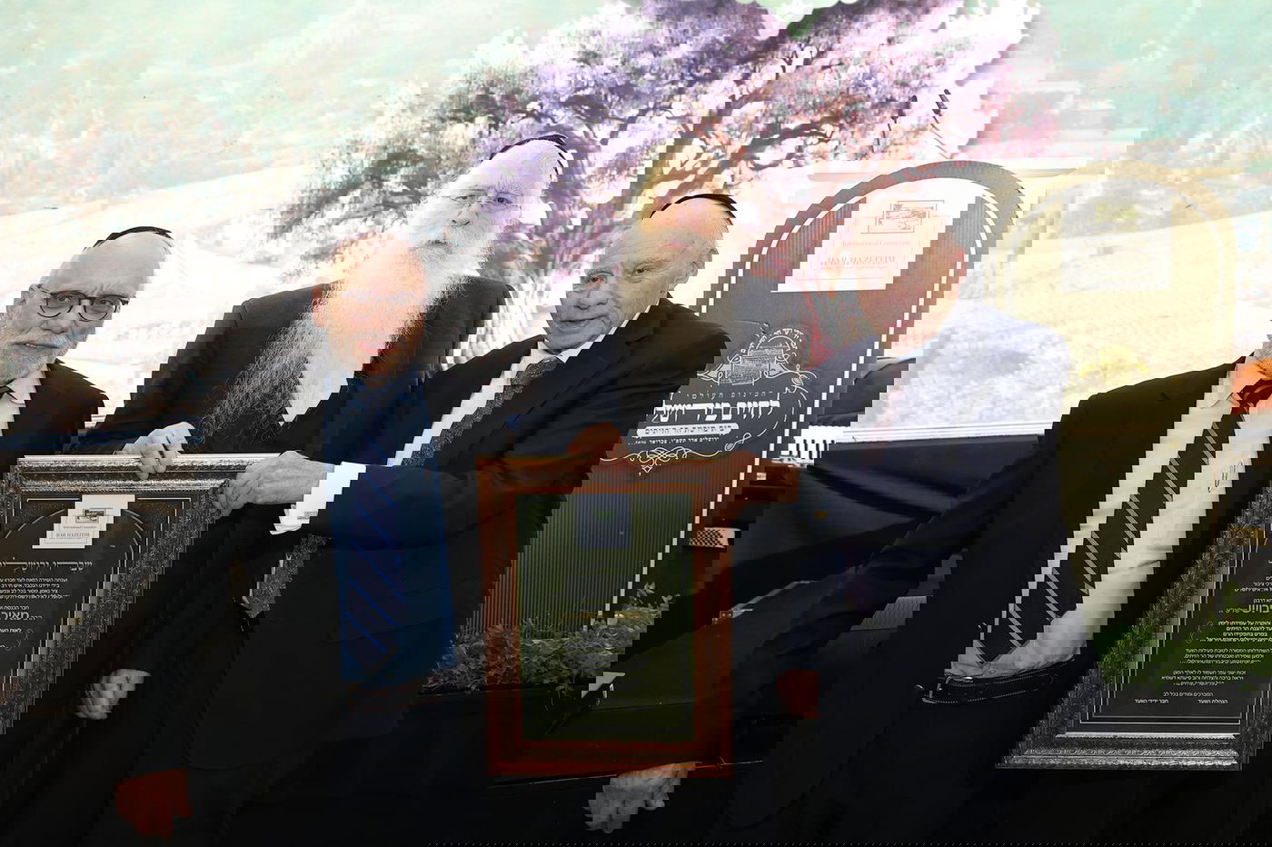 אירועי הוקרה למשלחת חברי הוועד להגנת הר הזיתים שהגיעה לישראל