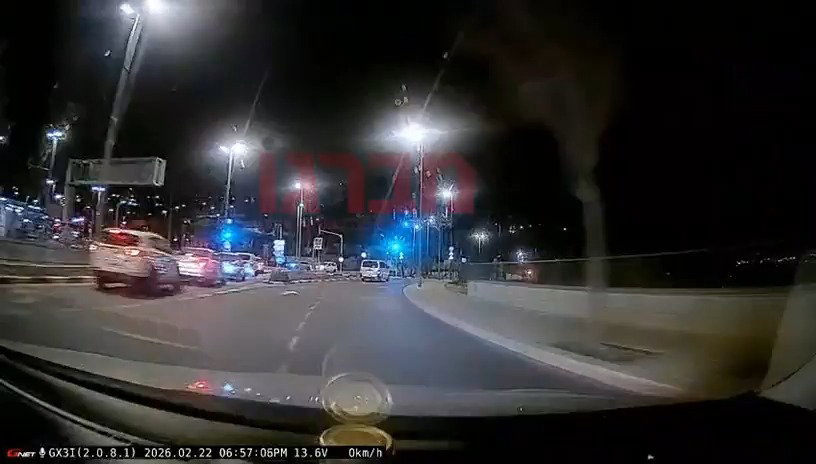 תיעוד התאונה החזיתית