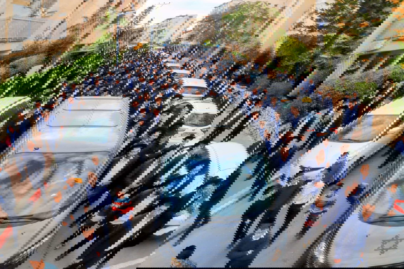 הלוויית הגאון רבי ישעיהו פרנקל זצ"ל